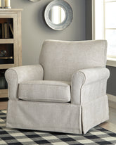 Bay Furniture Gallery - Ashley Furniture - Searcy Accent Chair - Swivel Glider Accent Chair / Quartz - A3000006